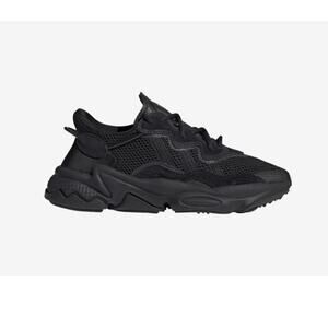 Adidas Ozweego Junior Sneakers 6 Triple Black Mesh Athletic Running Shoes EE7775